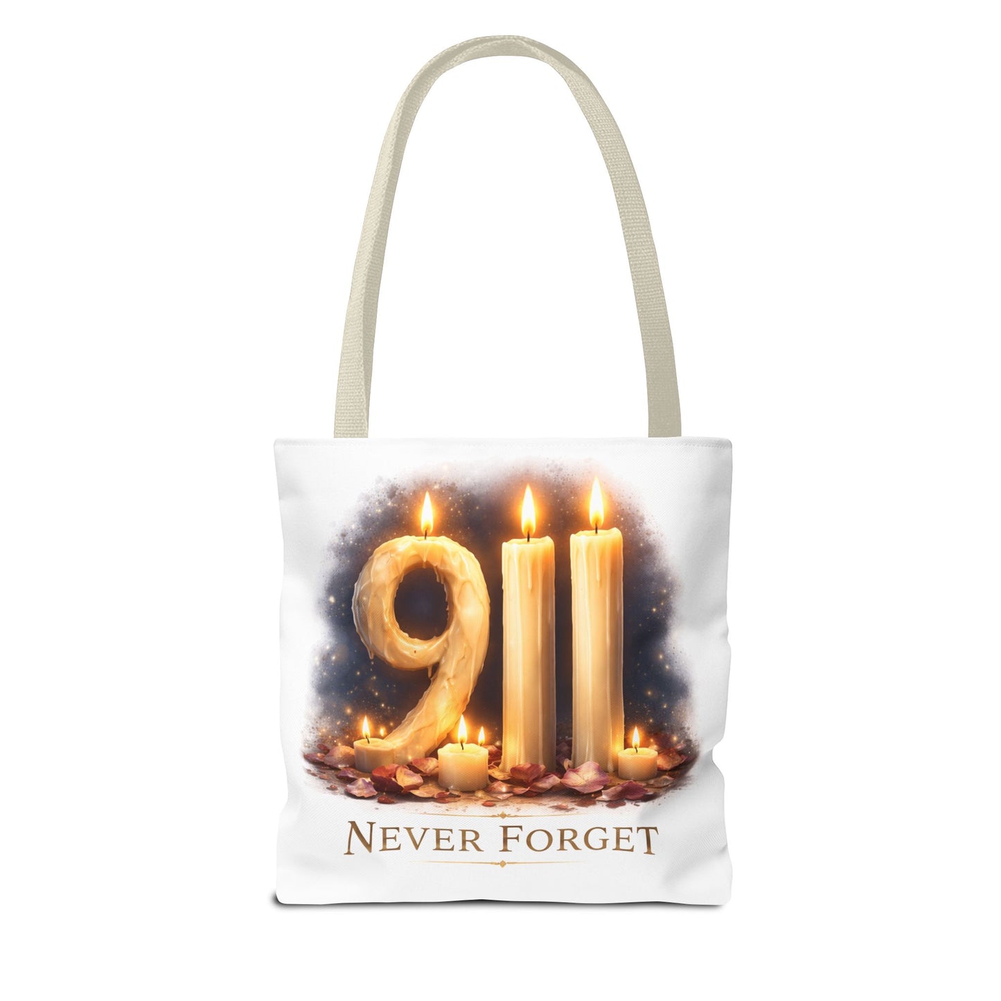 9/11 Never Forget Memorial Tote Bag