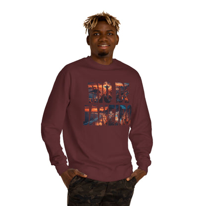 Rio de Janeiro Graphic Sweatshirt — Sunset Typography Travel Crewneck