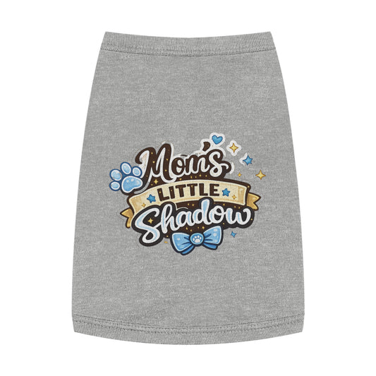 Mom's Little Shadow Pet Tank — Cute Paw Print Dog Shirt