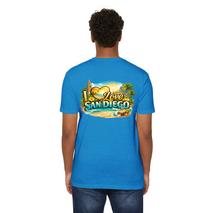 I Love San Diego T-Shirt — Vintage Beach Vacation Tee