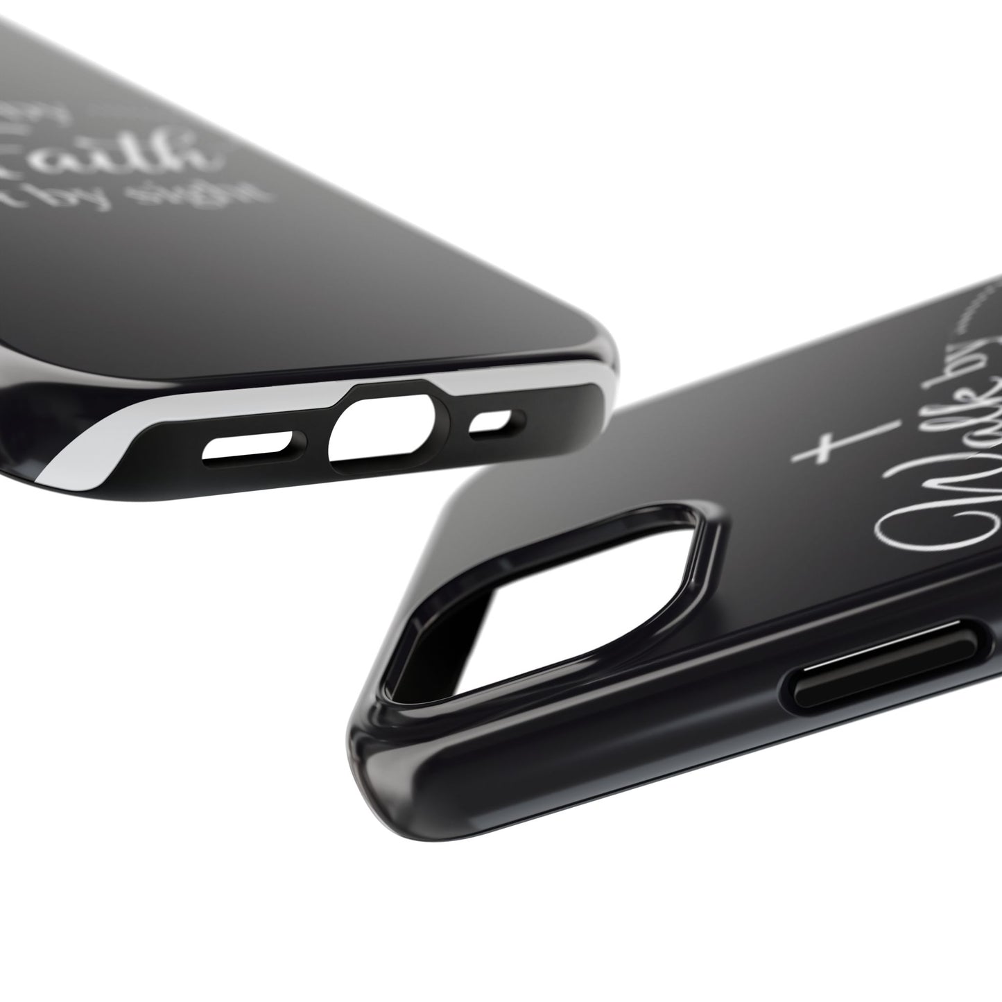 Walk by Faith Tough Phone Case – Christian Inspirational Scripture Design