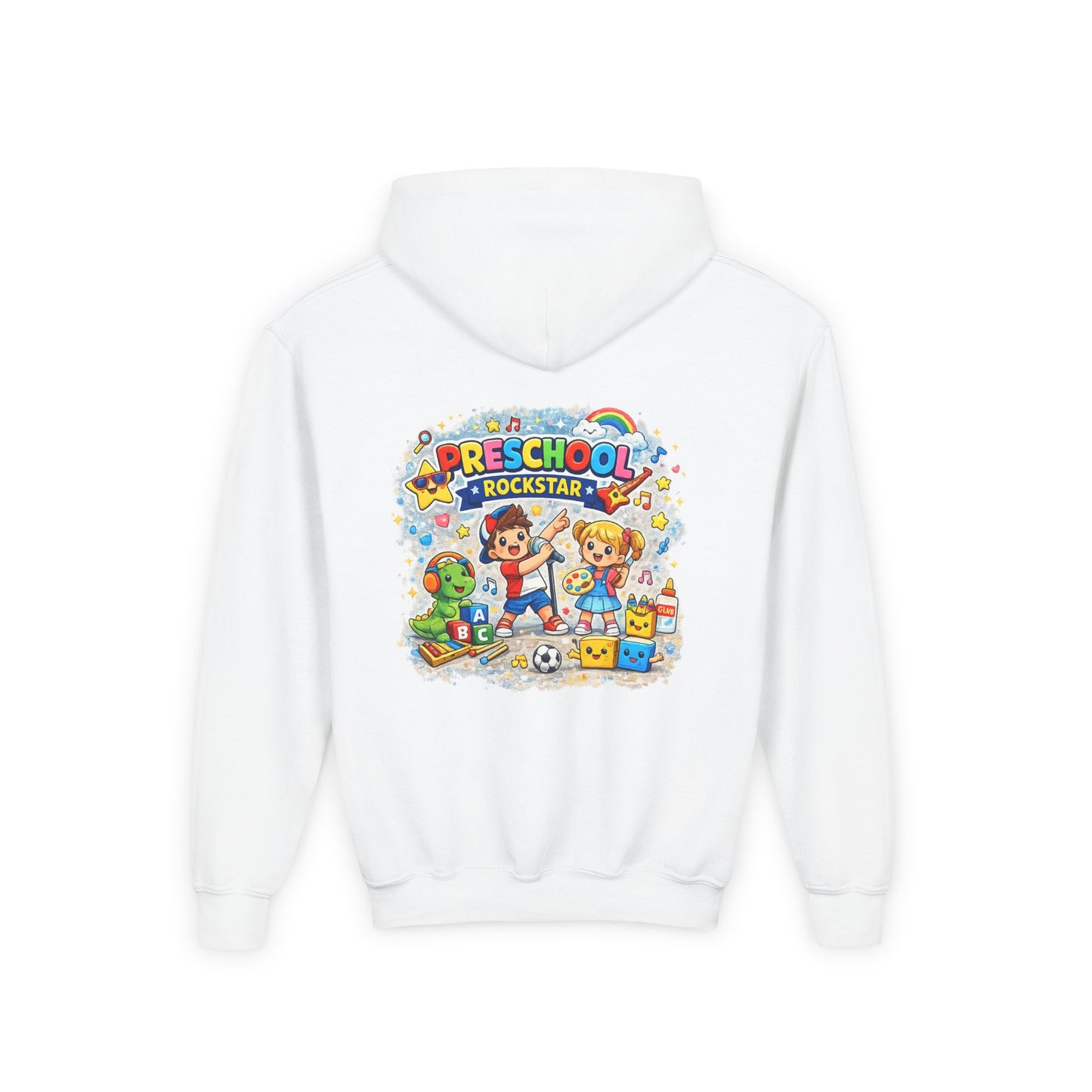 Preschool Rockstar Kids Hoodie — Cute Preschool Graduation & Back-to-School Sweatshirt