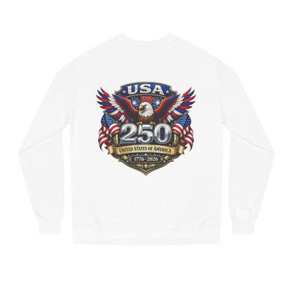 USA 250th Anniversary Eagle Sweatshirt — 1776-2026 Patriotic Crewneck