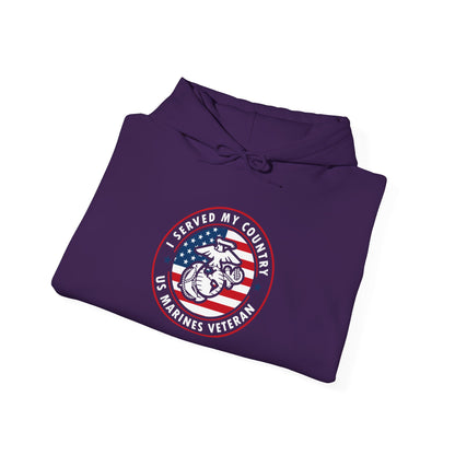 I Served My Country US Marines Veteran Hoodie