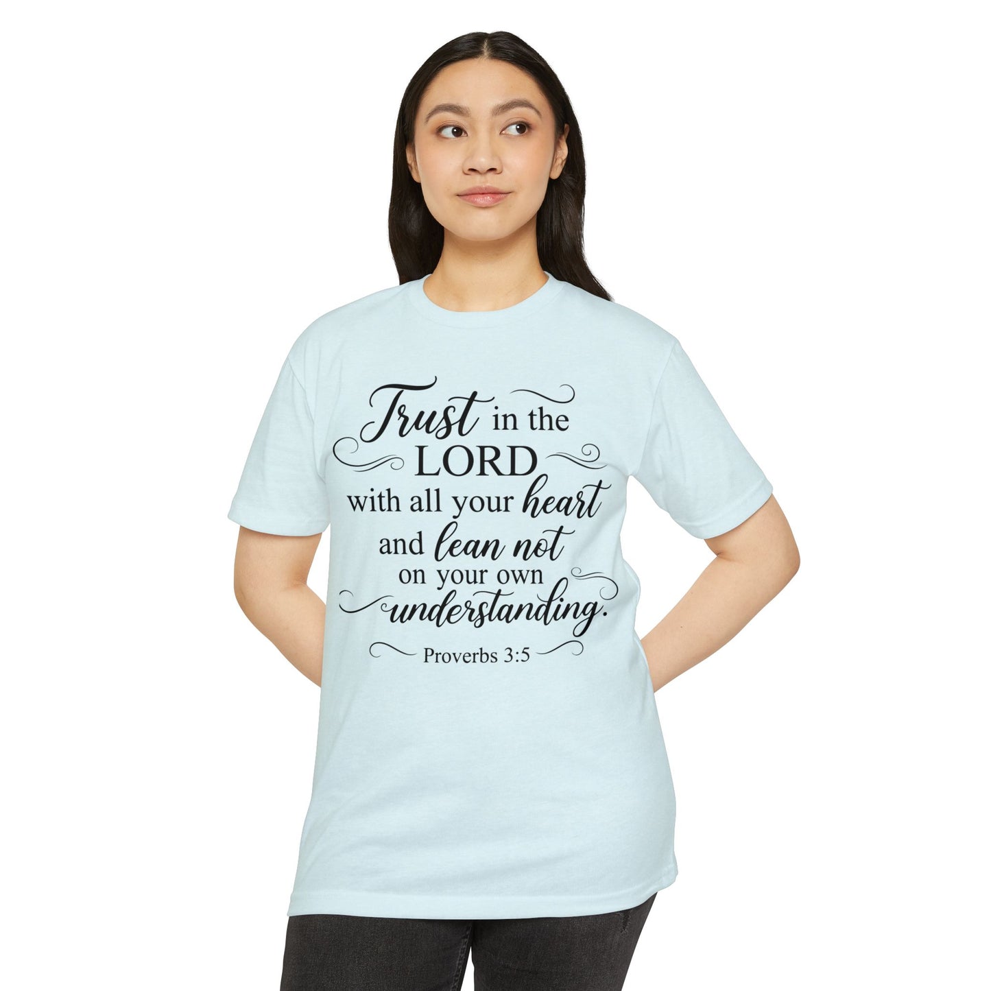Proverbs 3:5 Faith T-Shirt — "Trust in the Lord" Inspirational Christian Tee