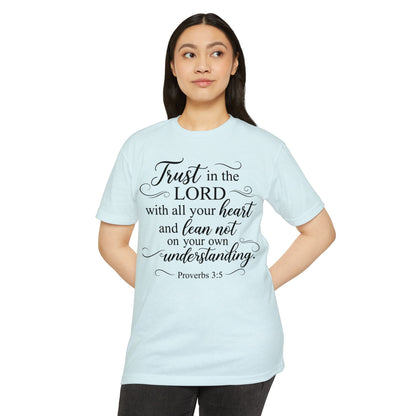 Proverbs 3:5 Faith T-Shirt — "Trust in the Lord" Inspirational Christian Tee