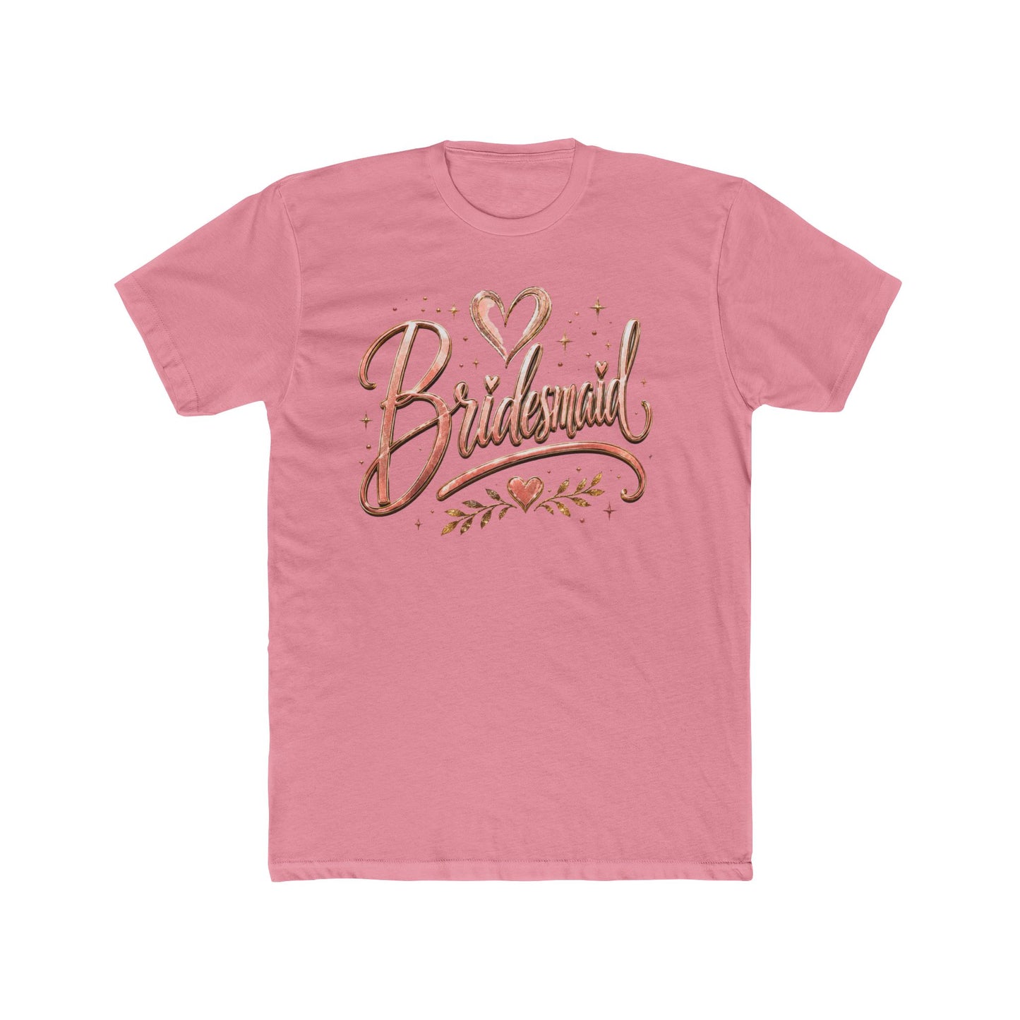 Bridesmaid Rose Gold Script T-Shirt