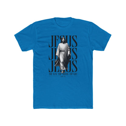 Jesus Typography Graphic Tee — "The Way The Truth The Life" Christian T‑Shirt