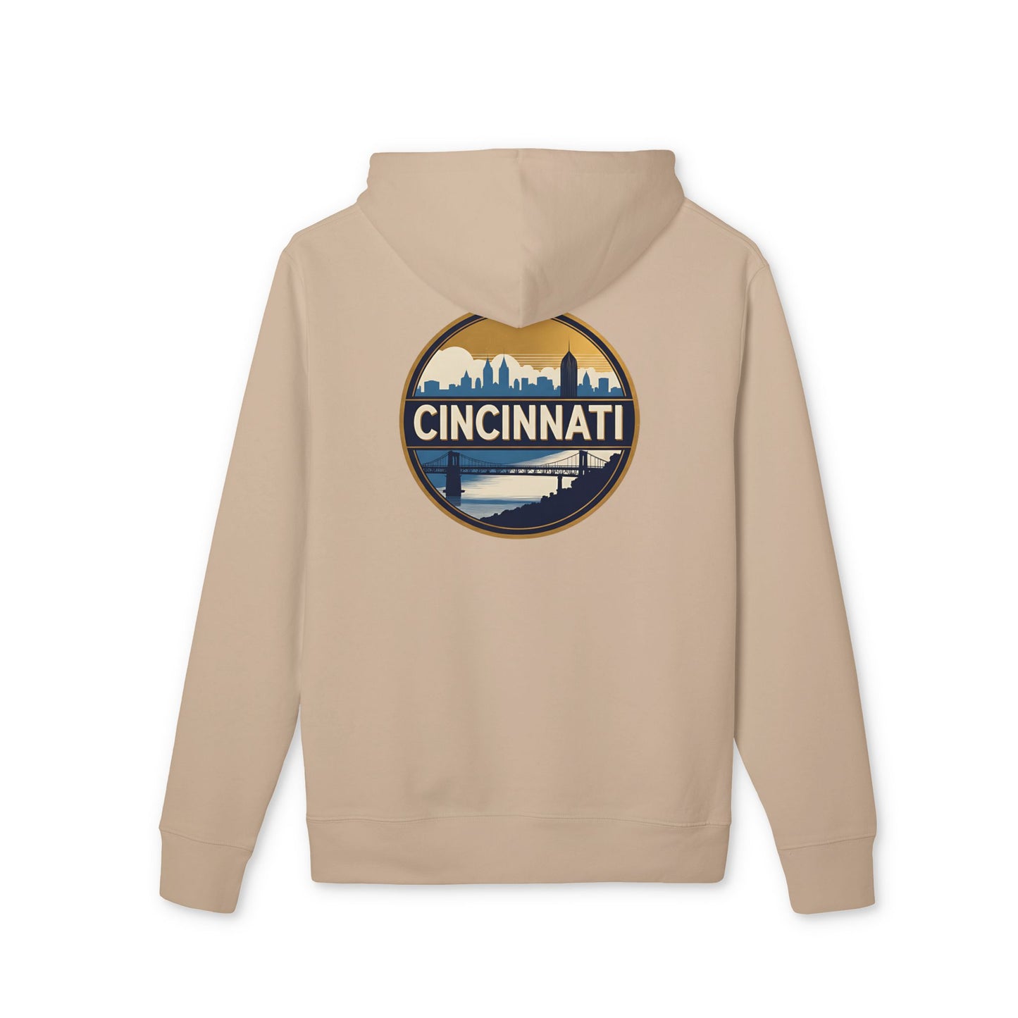 Cincinnati Skyline Hoodie – Retro Circle City Graphic