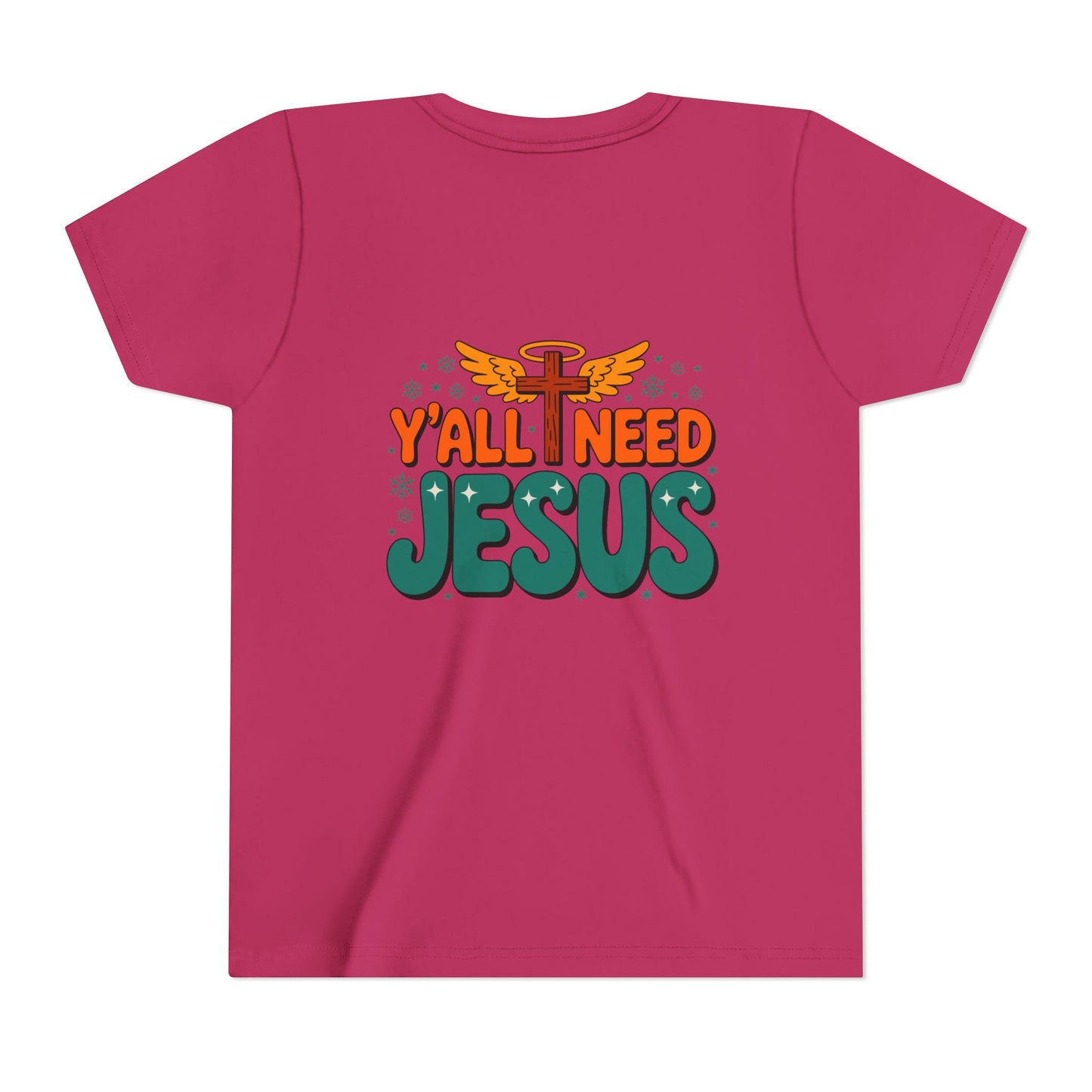 Youth Tee - "Y'all Need Jesus" Gospel Christian Kids Shirt