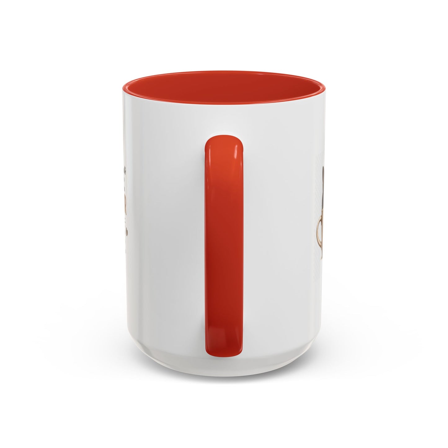 Coffee & Cat Hair Mug — "Coffee, Cat Hair, Don't Care" Accent Ceramic Coffee Mug (11/15oz)
