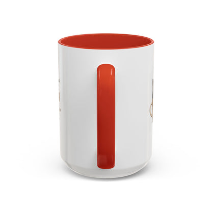 Coffee & Cat Hair Mug — "Coffee, Cat Hair, Don't Care" Accent Ceramic Coffee Mug (11/15oz)