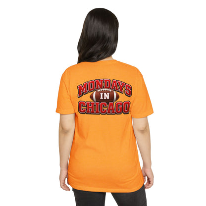 Mondays in Chicago Football T-Shirt