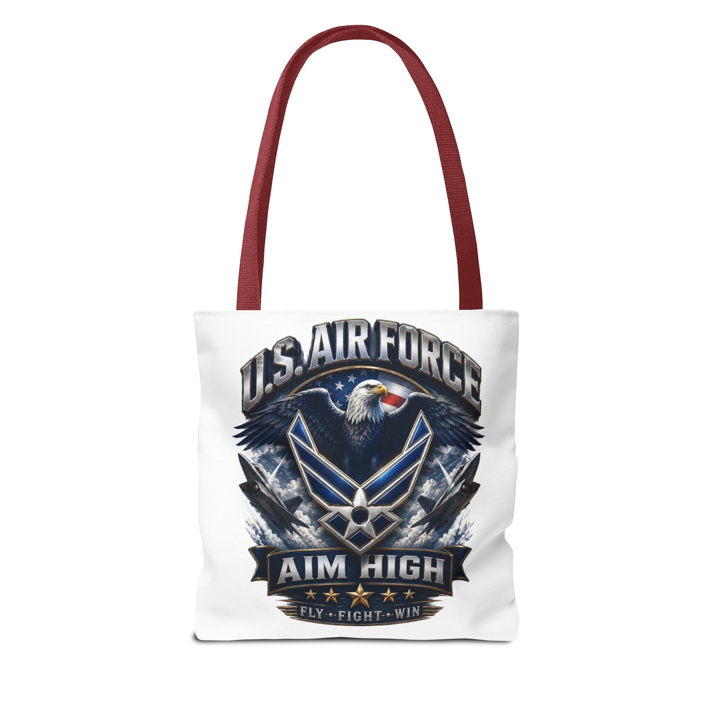 U.S. Air Force Aim High Tote Bag — Patriotic Eagle Military Tote