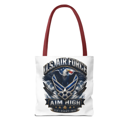 U.S. Air Force Aim High Tote Bag — Patriotic Eagle Military Tote
