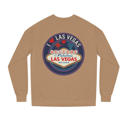 Las Vegas Welcome Sign Sweatshirt – Retro "I  Las Vegas" Crewneck