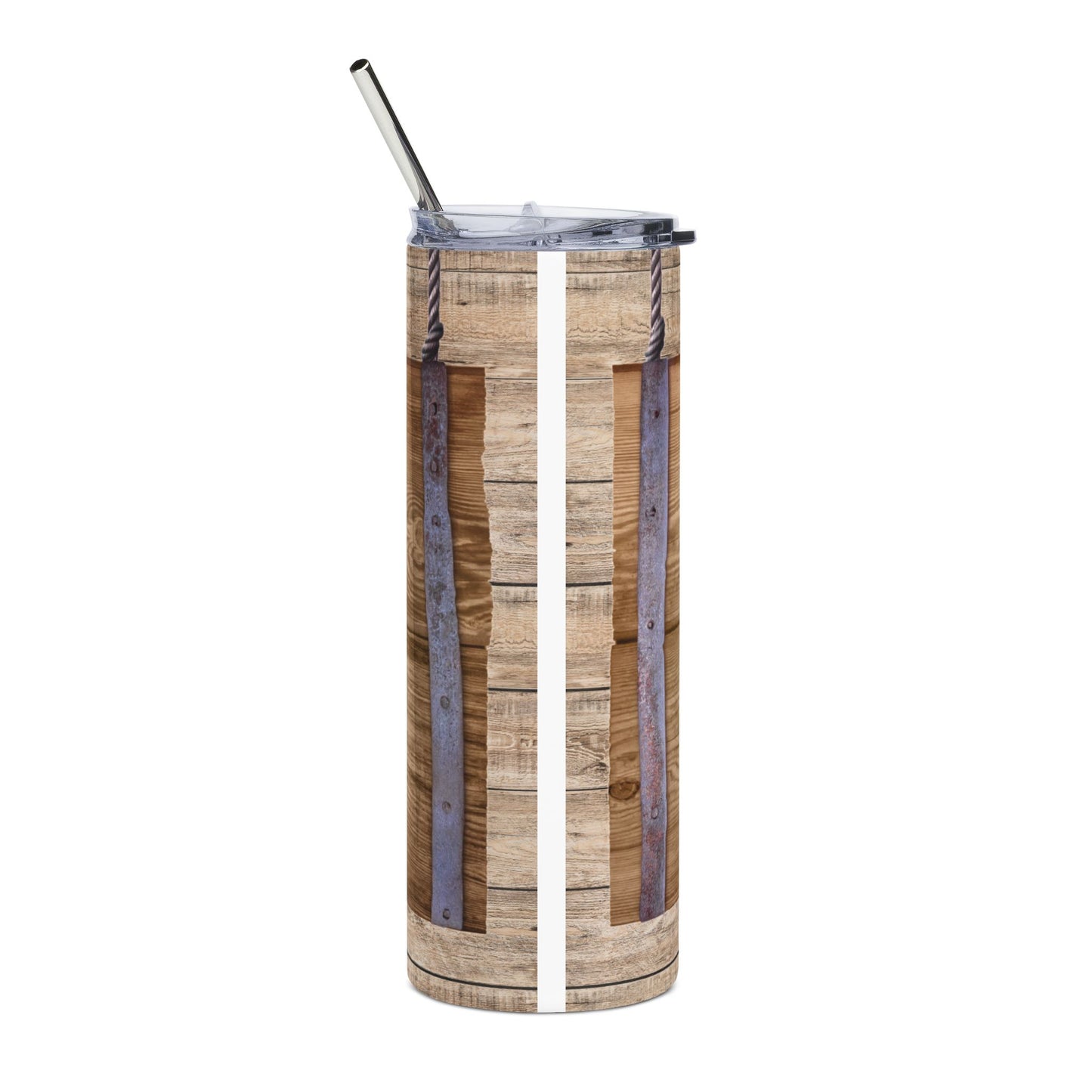 20oz Stainless Tumbler – "No One Measures Up to You Dad" Rustic Father's Day Travel Cup