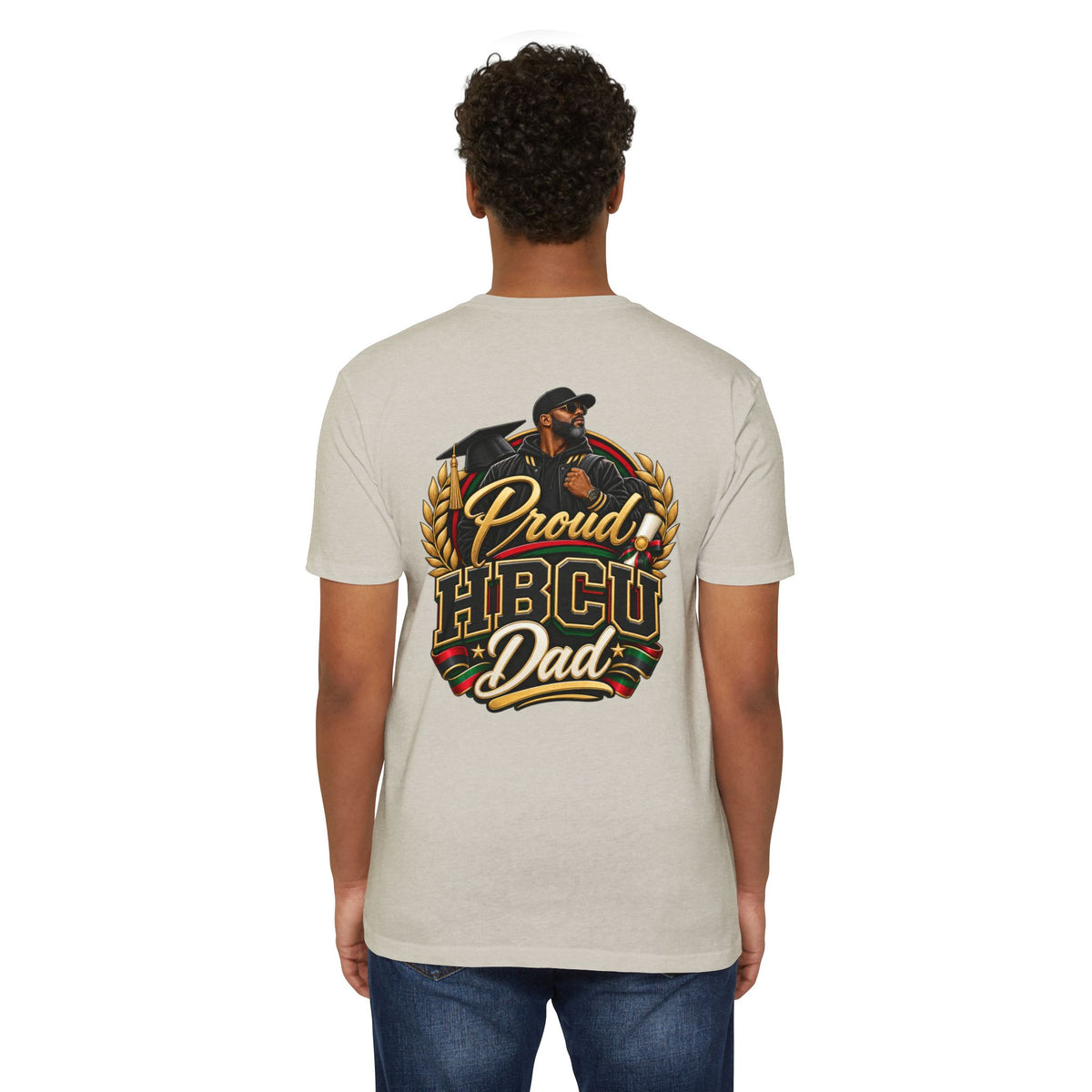 Proud HBCU Dad T-Shirt — Black College Graduation Dad Tee