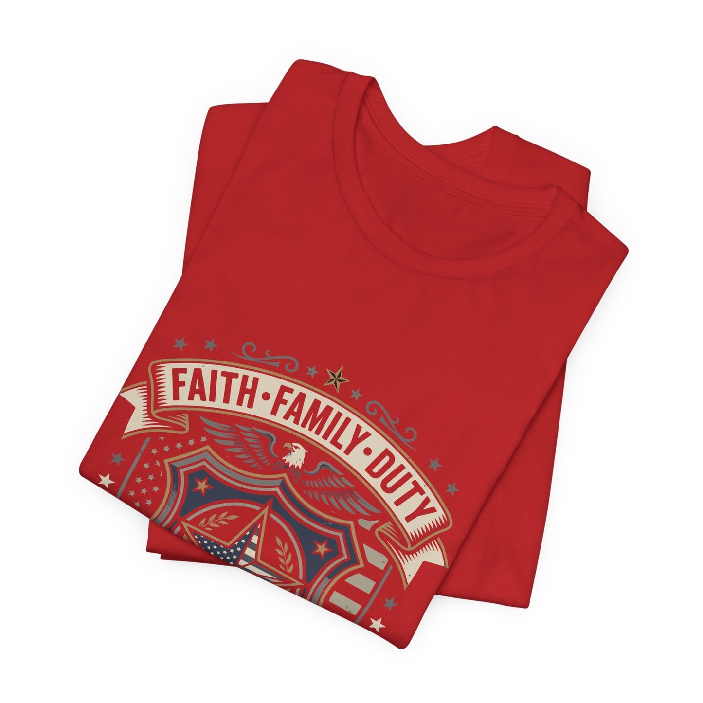 Faith · Family · Duty Shield T‑Shirt