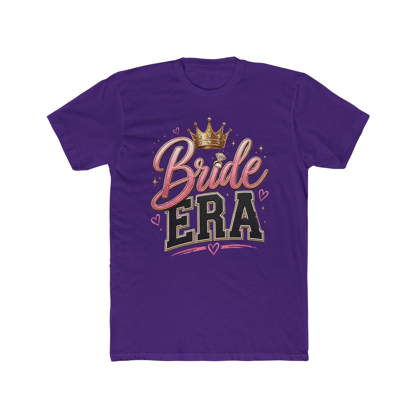 Bride Era T-Shirt — Bridal Party Bachelorette Tee with Crown Design