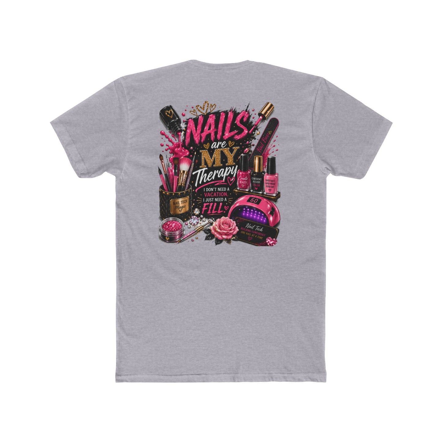Nails Are My Therapy T-Shirt — Nail Tech & Manicurist Graphic Tee