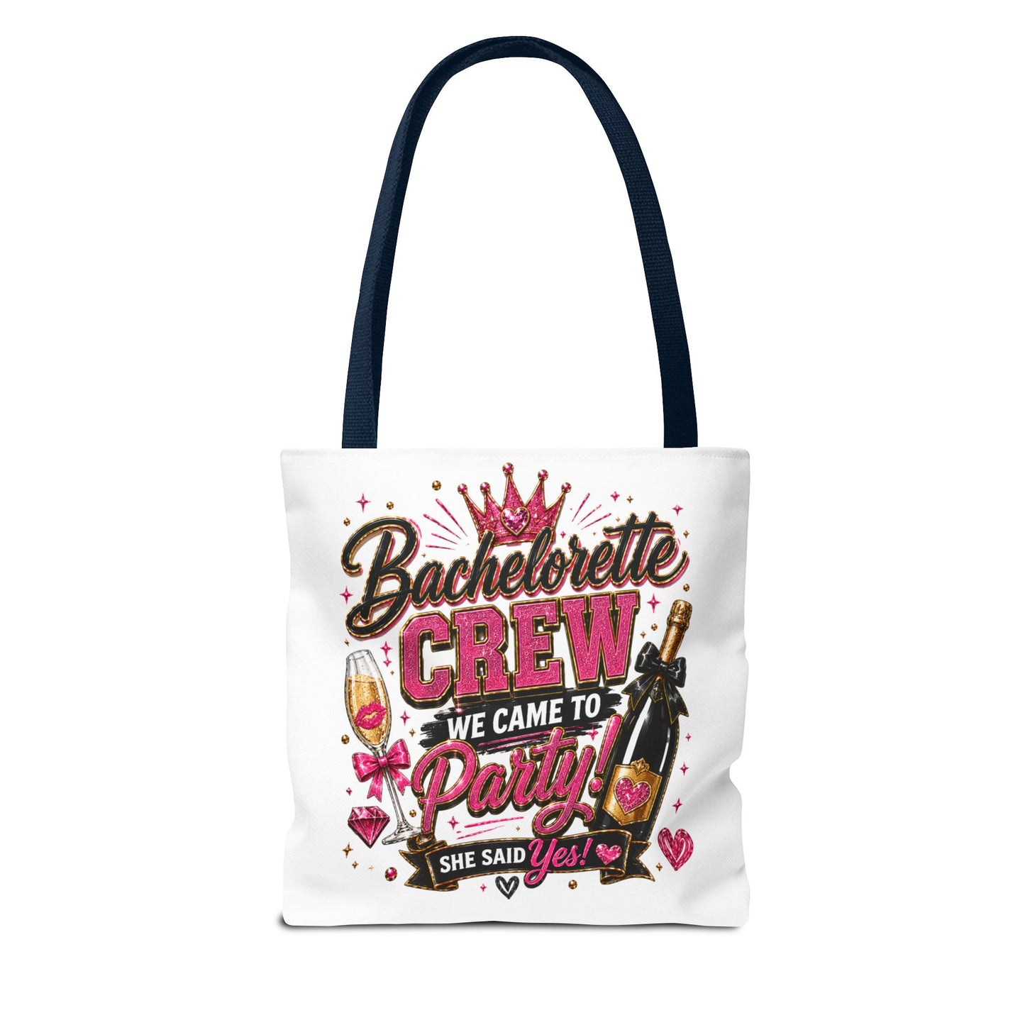 Bachelorette Crew Party Tote Bag — 'We Came to Party' Bridal Shower Gift