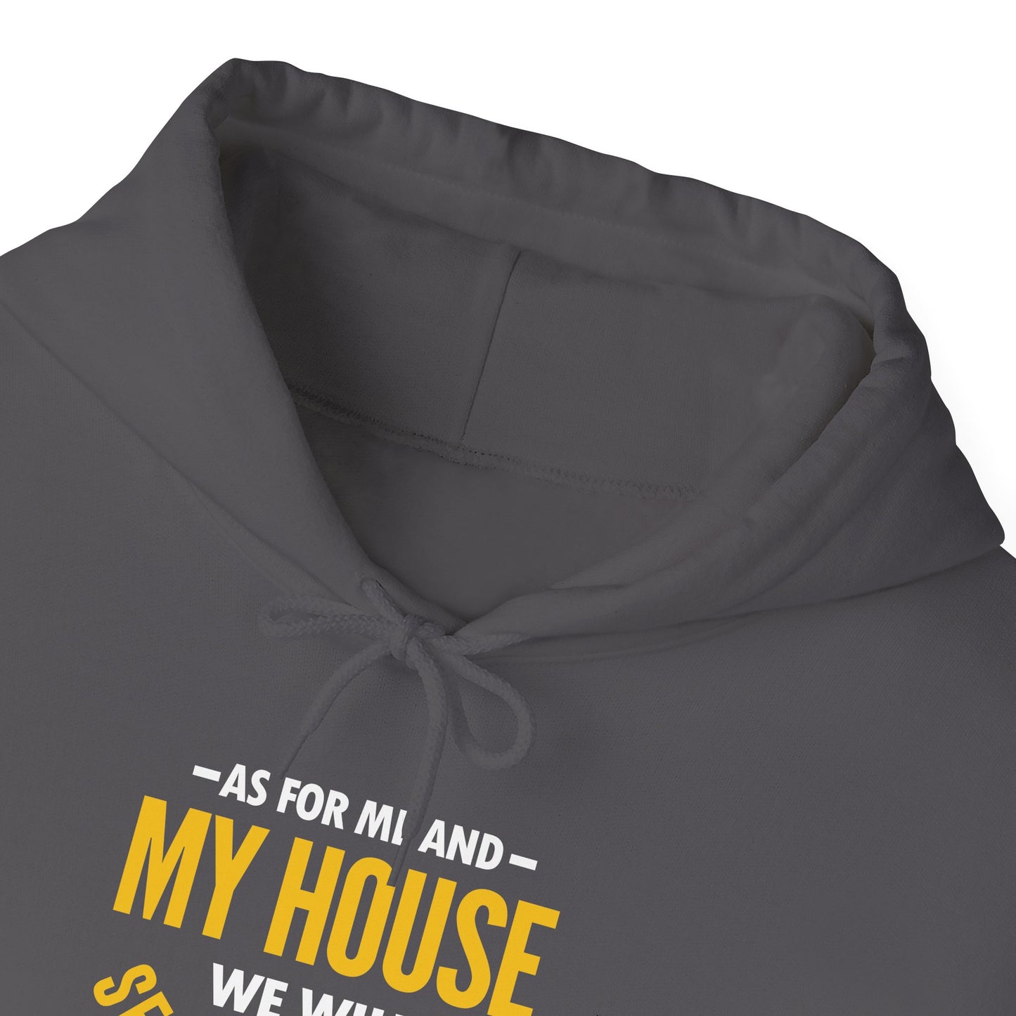My House We Will Serve the Lord — Joshua 24:15 Hoodie