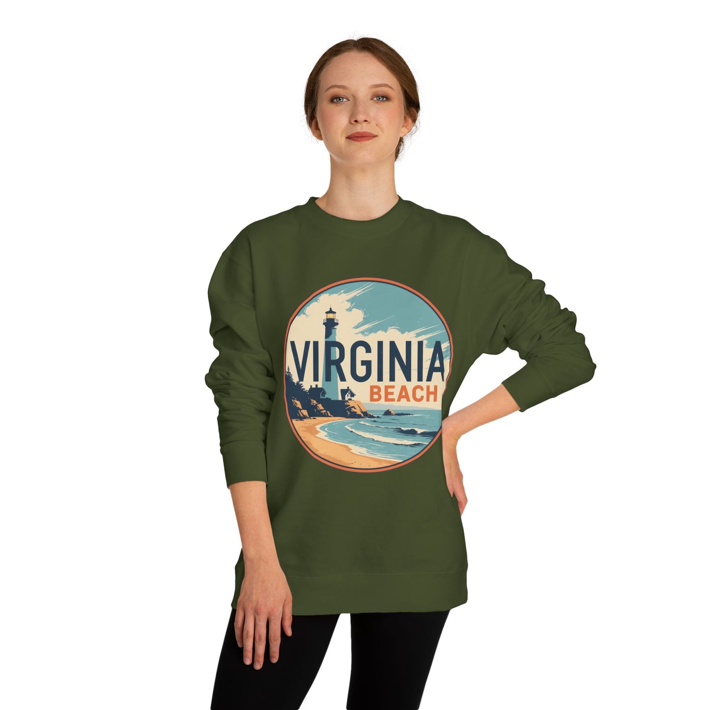 Virginia Beach Retro Lighthouse Sweatshirt