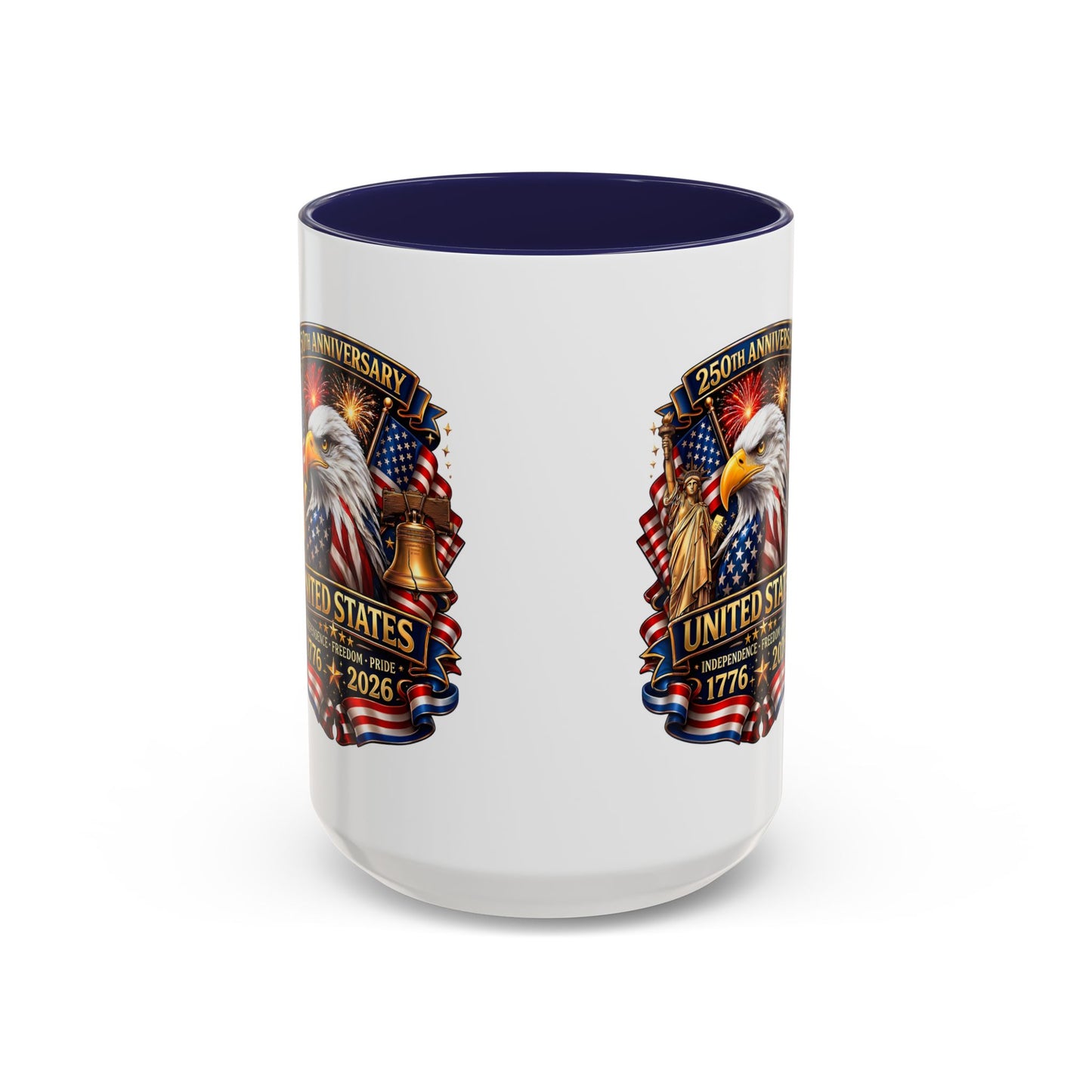 250th Anniversary United States Eagle Coffee Mug – Patriotic 1776–2026 Accent Mug