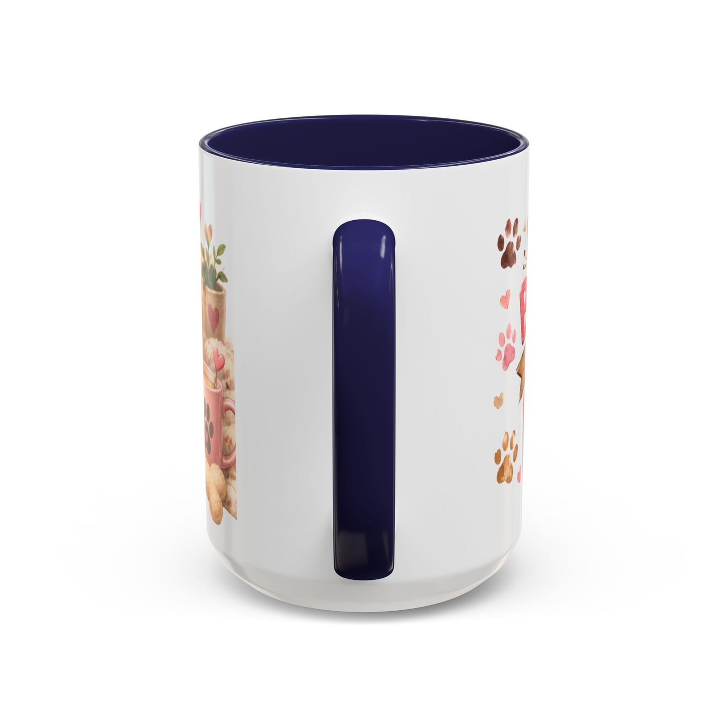 Cute Dog Lover Coffee Mug — "Life is Better With a Dog" Accent Mug (11/15oz)
