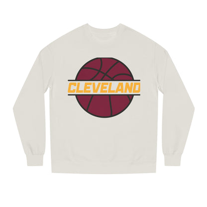 Cleveland Basketball Crewneck Sweatshirt — Retro Hoop Logo