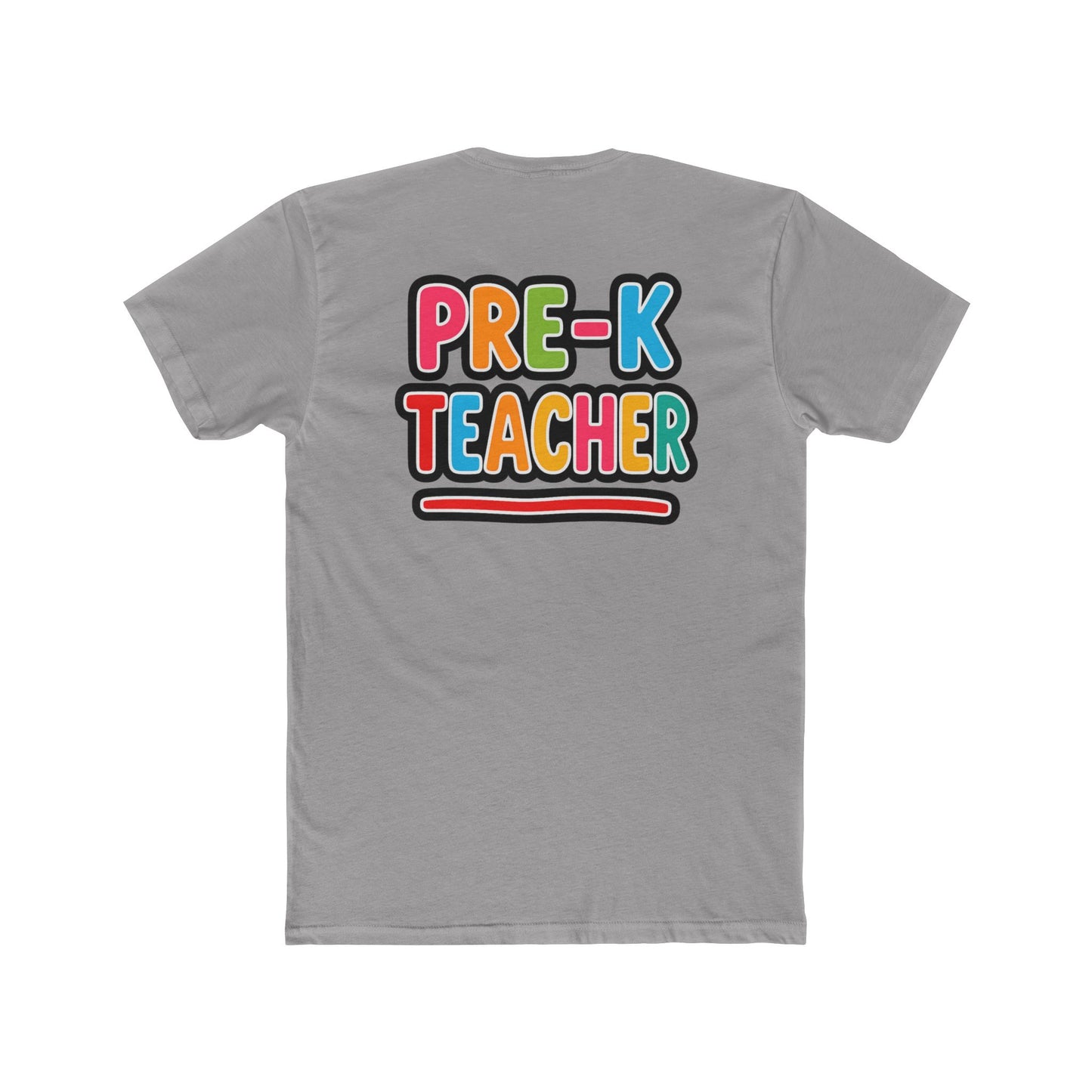 Pre-K Teacher T-Shirt — Colorful Retro Kids Classroom Tee