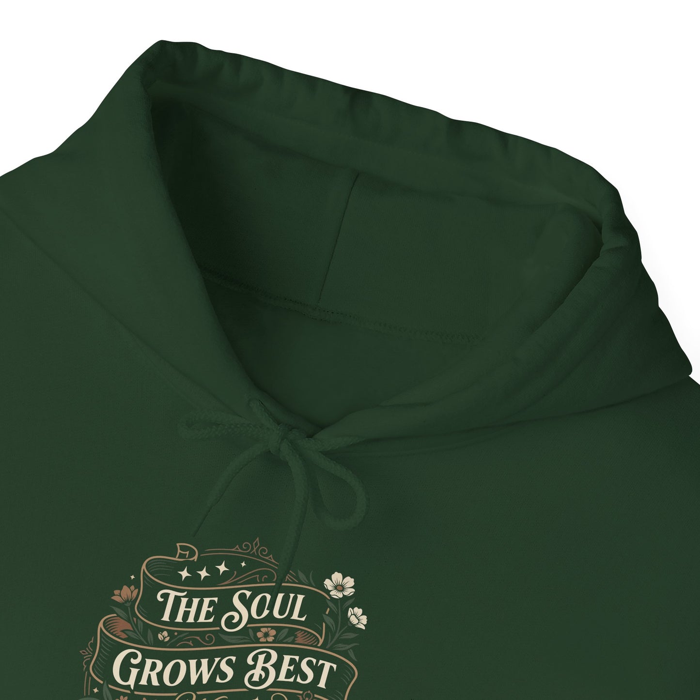 The Soul Grows Best Without an Audience Hoodie