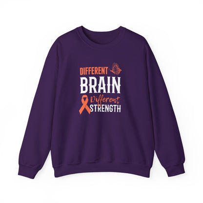 Different Brain Different Strength Crewneck Sweatshirt