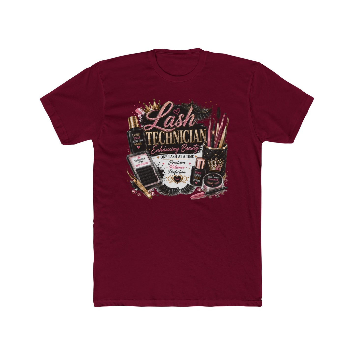 Lash Technician Crew Tee - Eyelash Extension Artist T-Shirt
