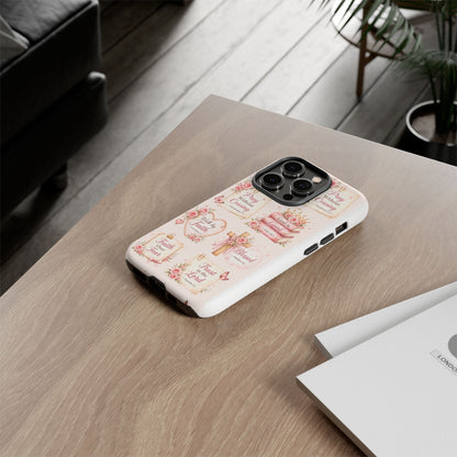 Christian Floral Phone Case — "Pray Without Ceasing" Faith Cross Design