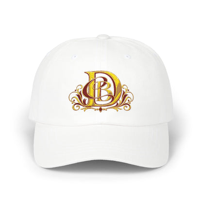 Embroidered Gold Monogram Dad Cap