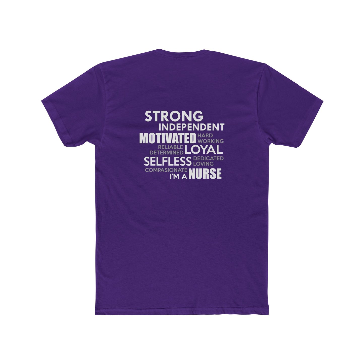 Nurse Word Cloud Tee — "I'm a Nurse" Inspirational Graphic T-Shirt
