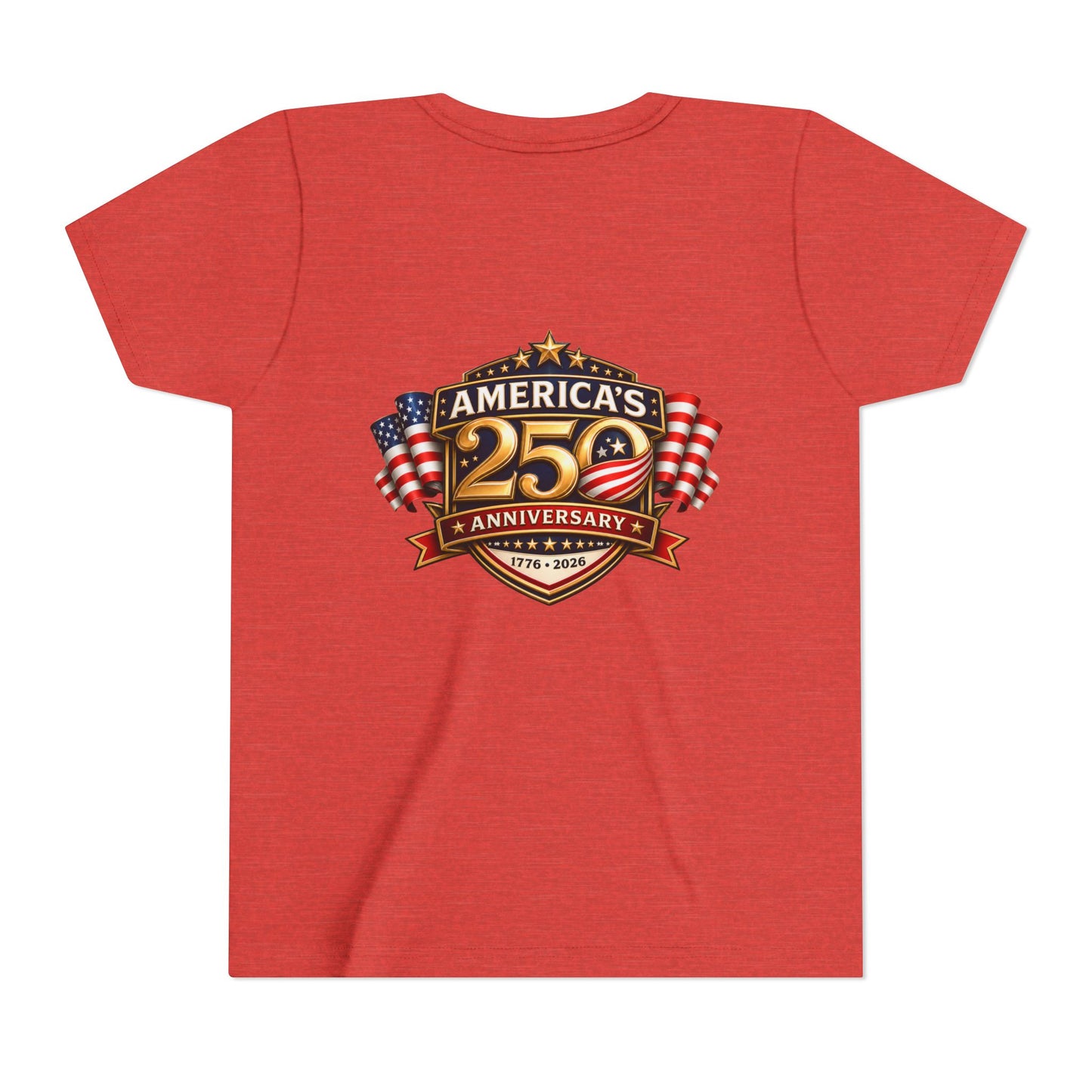 America's 250th Anniversary Youth Tee - Patriotic 1776–2026 Celebration Shirt