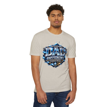 Dependable Dad Graphic T-Shirt — "Dependable Dad Different Family Man"