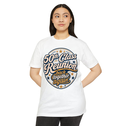 50th Class Reunion T-Shirt — "Back Together Again" Retro Reunion Tee
