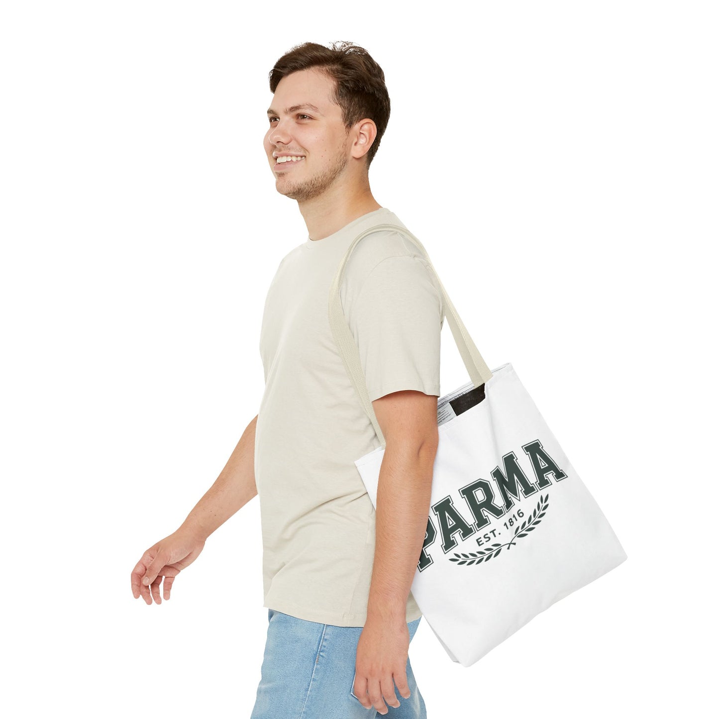Parma Est. 1816 Tote Bag — Vintage Collegiate Canvas Tote