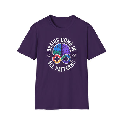 Brains Come in All Patterns T-Shirt