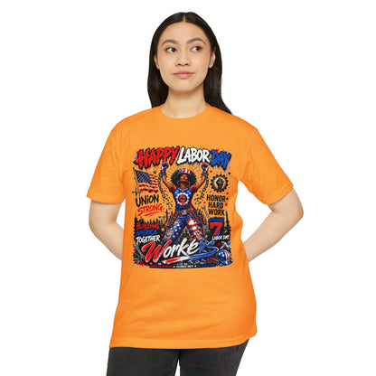 Happy Labor Day Workers T-Shirt — Union Strong, Honor Hard Work Tee