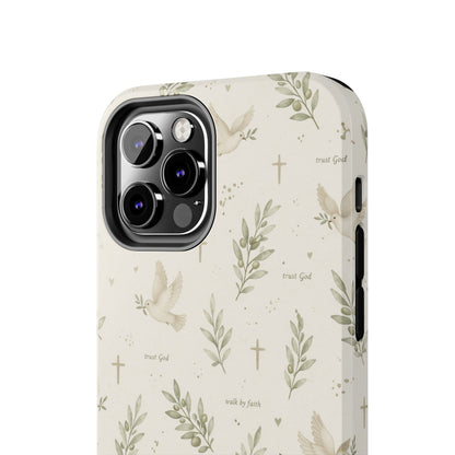 Walk By Faith Phone Case | Christian Floral iPhone Case
