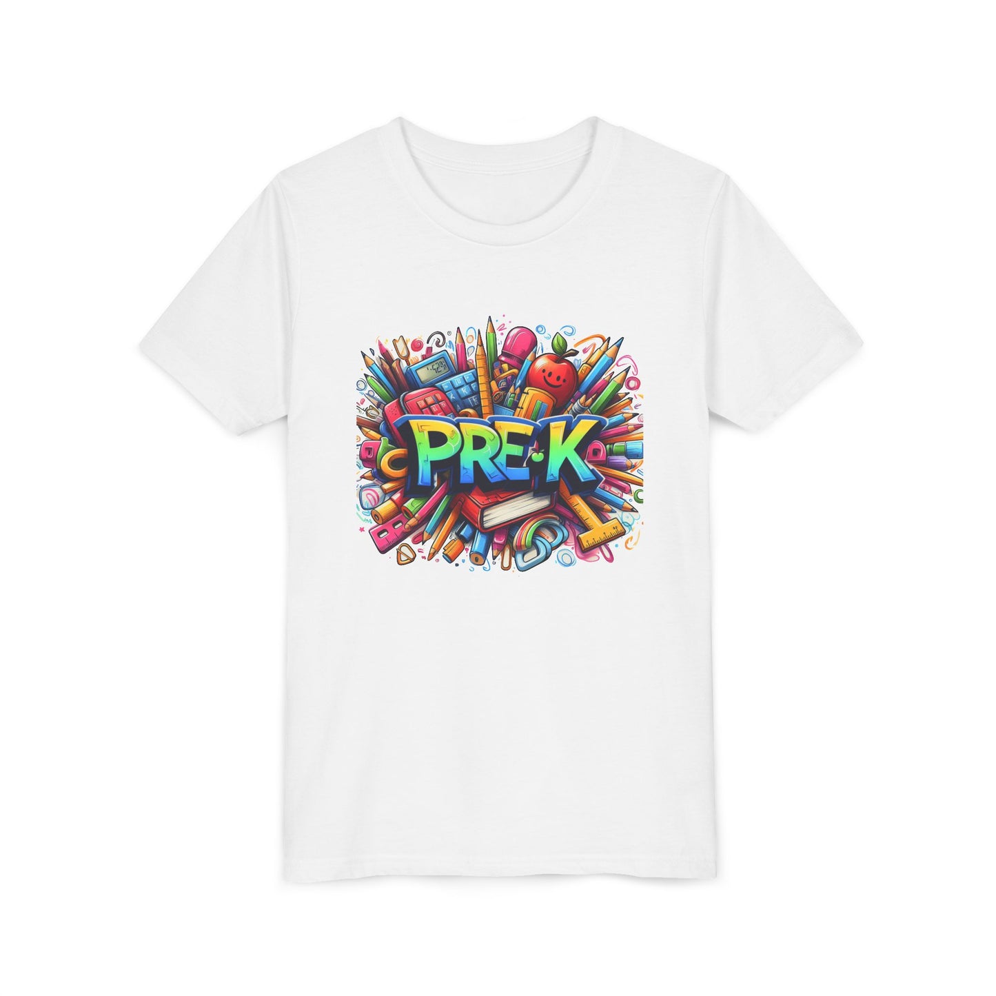 PRE-K Kids Tee — Colorful Back-to-School Pre-K Shirt for Preschoolers