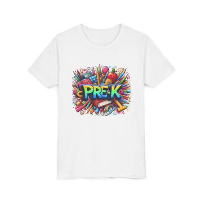 PRE-K Kids Tee — Colorful Back-to-School Pre-K Shirt for Preschoolers