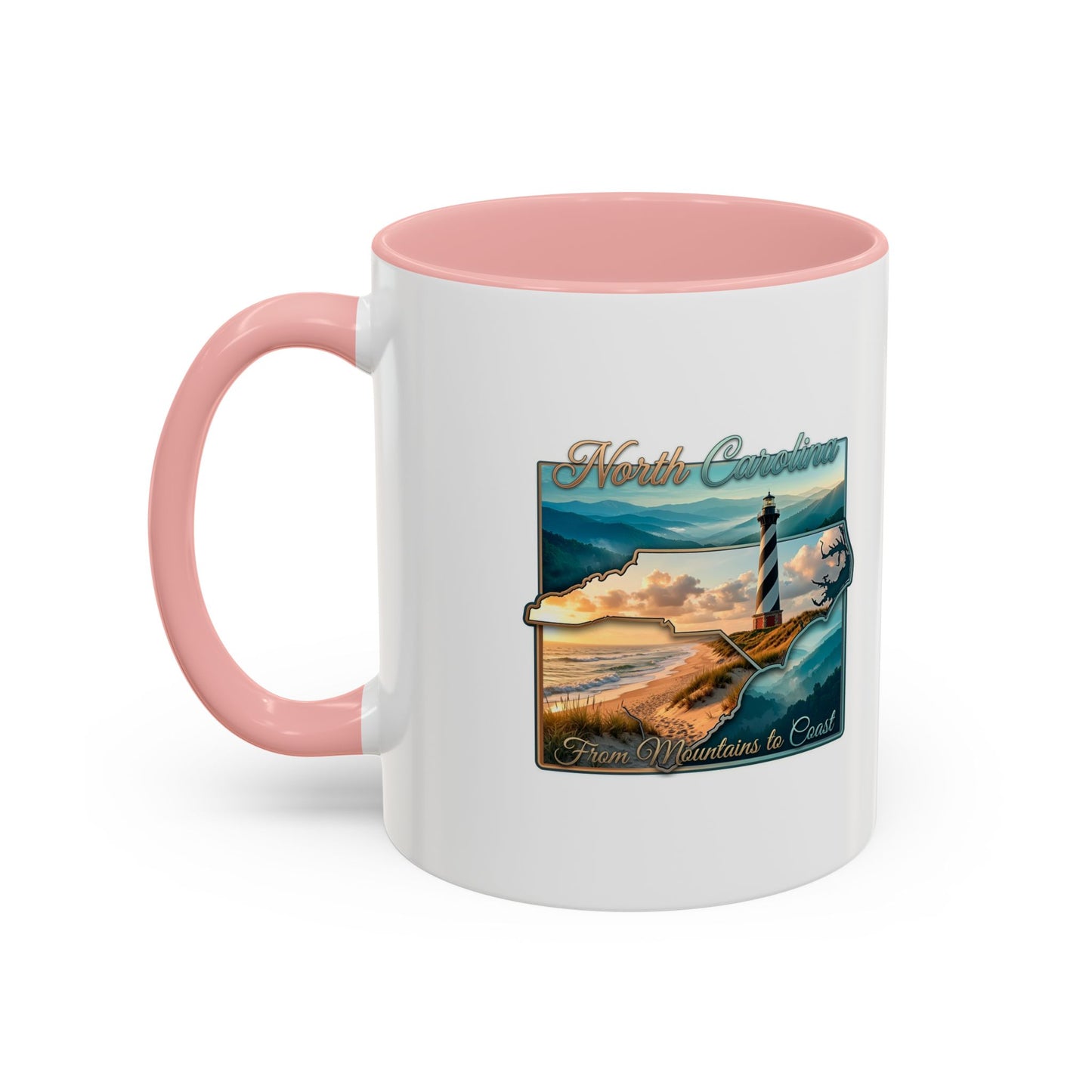 Coastal Lighthouse Coffee Mug – From Mountains to Coast Accent Mug