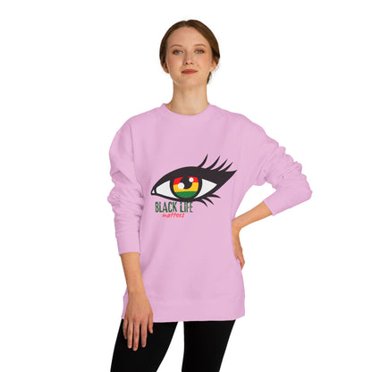 Black Life Matters Eye Graphic Sweatshirt
