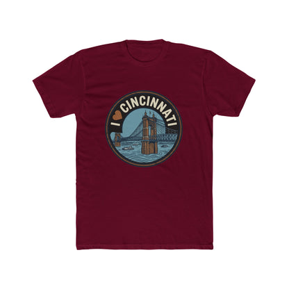 I Heart Cincinnati Tee — Cincinnati Skyline Crew T-Shirt